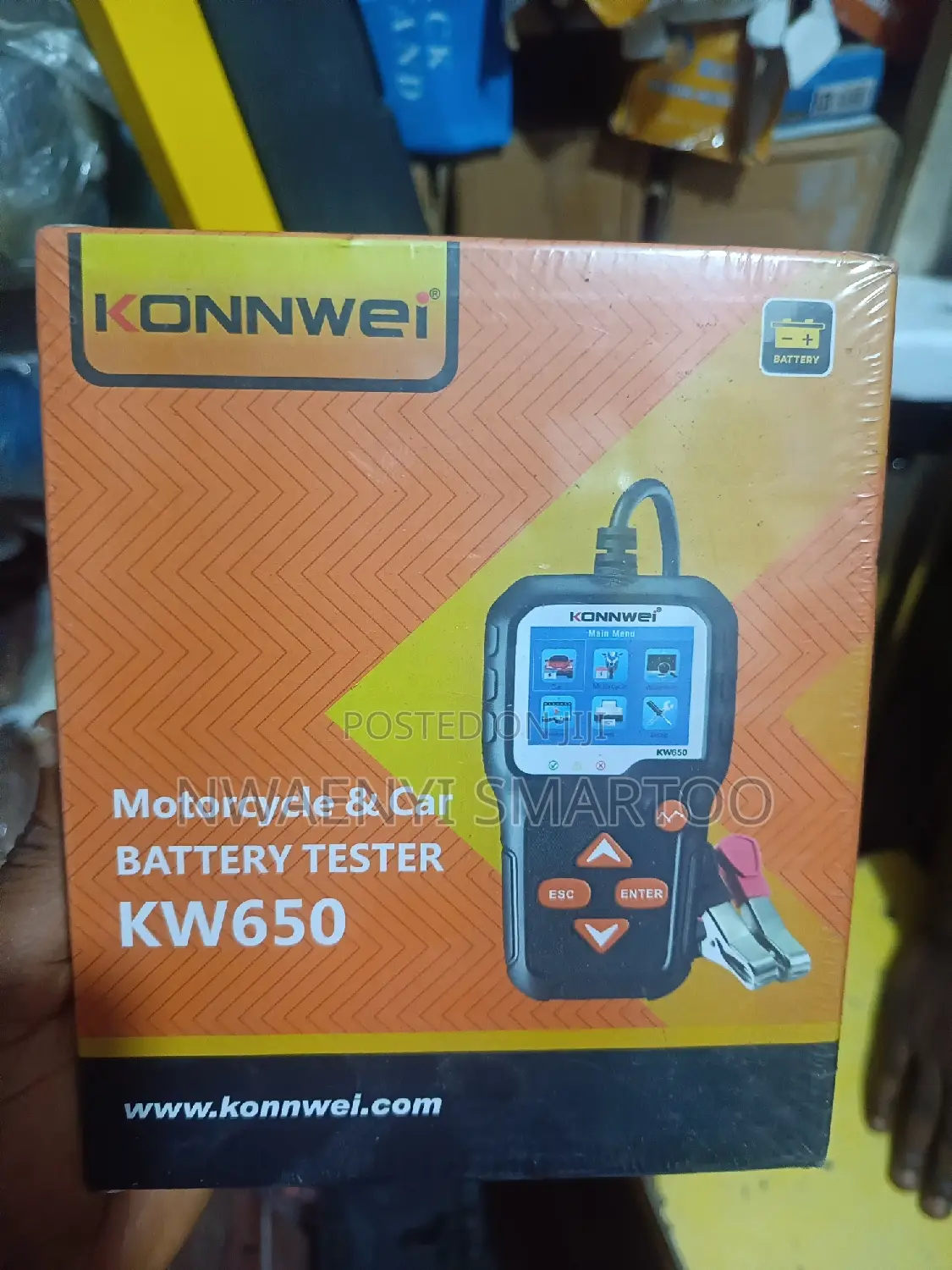 Motorcycle and Car Battery Tester