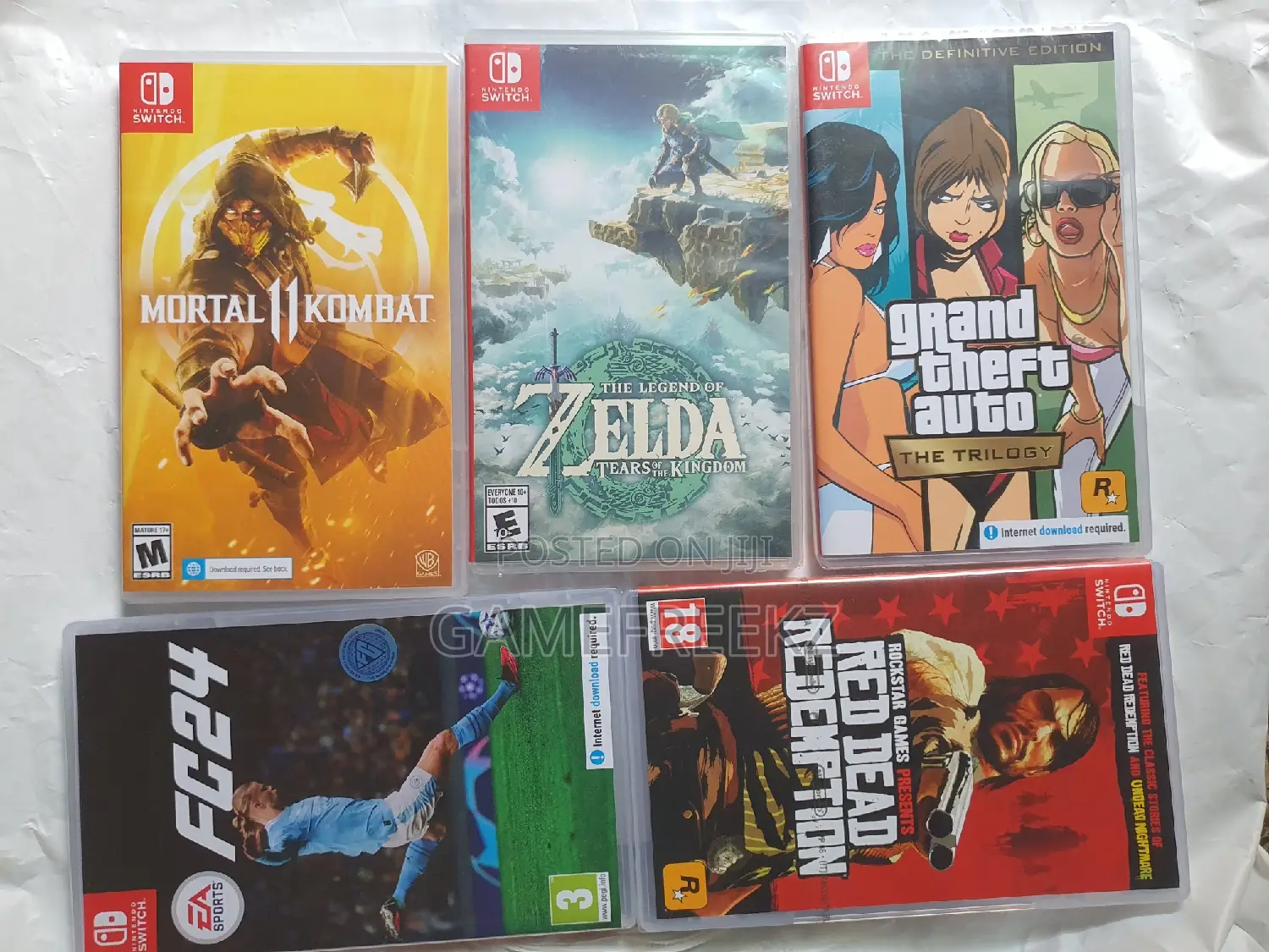 Nintendo Switch Games and Necessaries