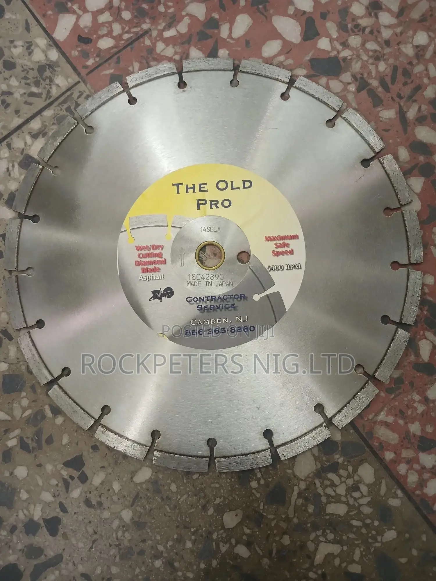 14" the Old Pro Diamond Saw Blade 14SBLA