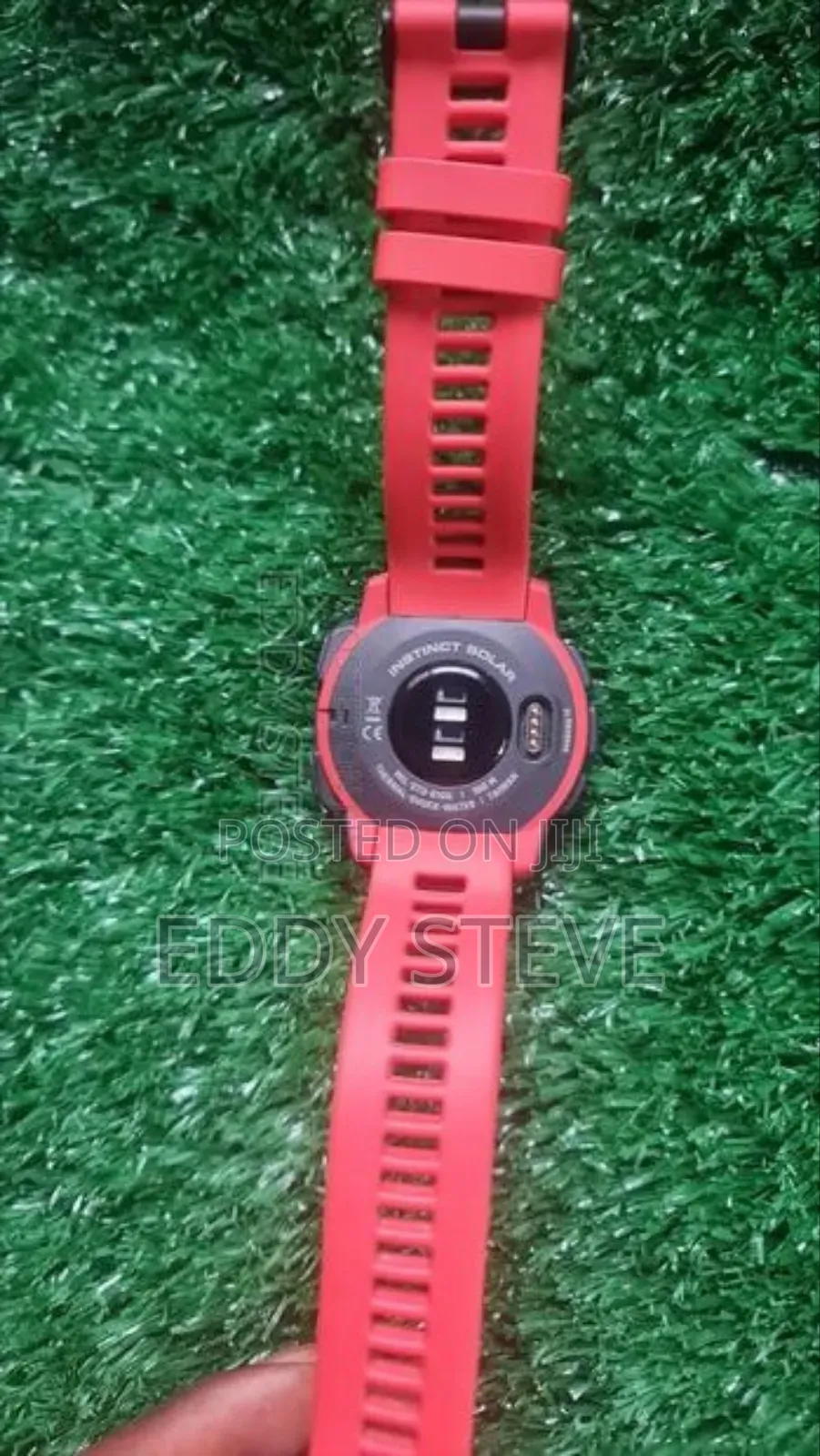 London Used Garmin Instinct Solar Red