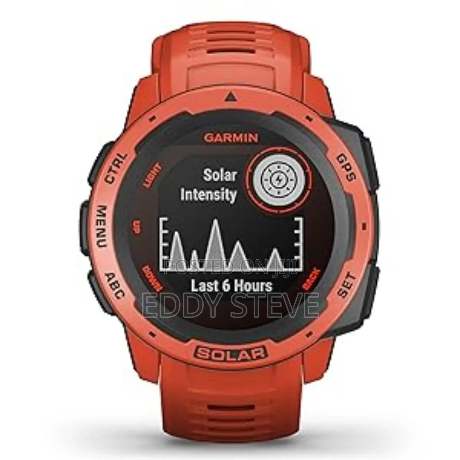 London Used Garmin Instinct Solar Red