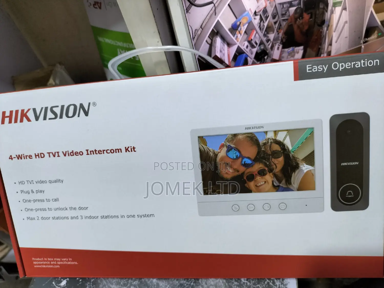 Hikvision Ds-Kis212 Reliable Four-Wire Hd Video Intercom Kit