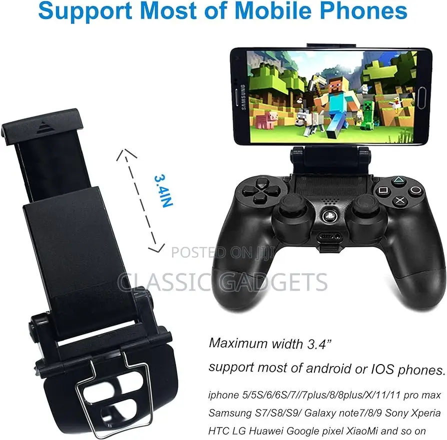 Phone Clip for PS4 Controller