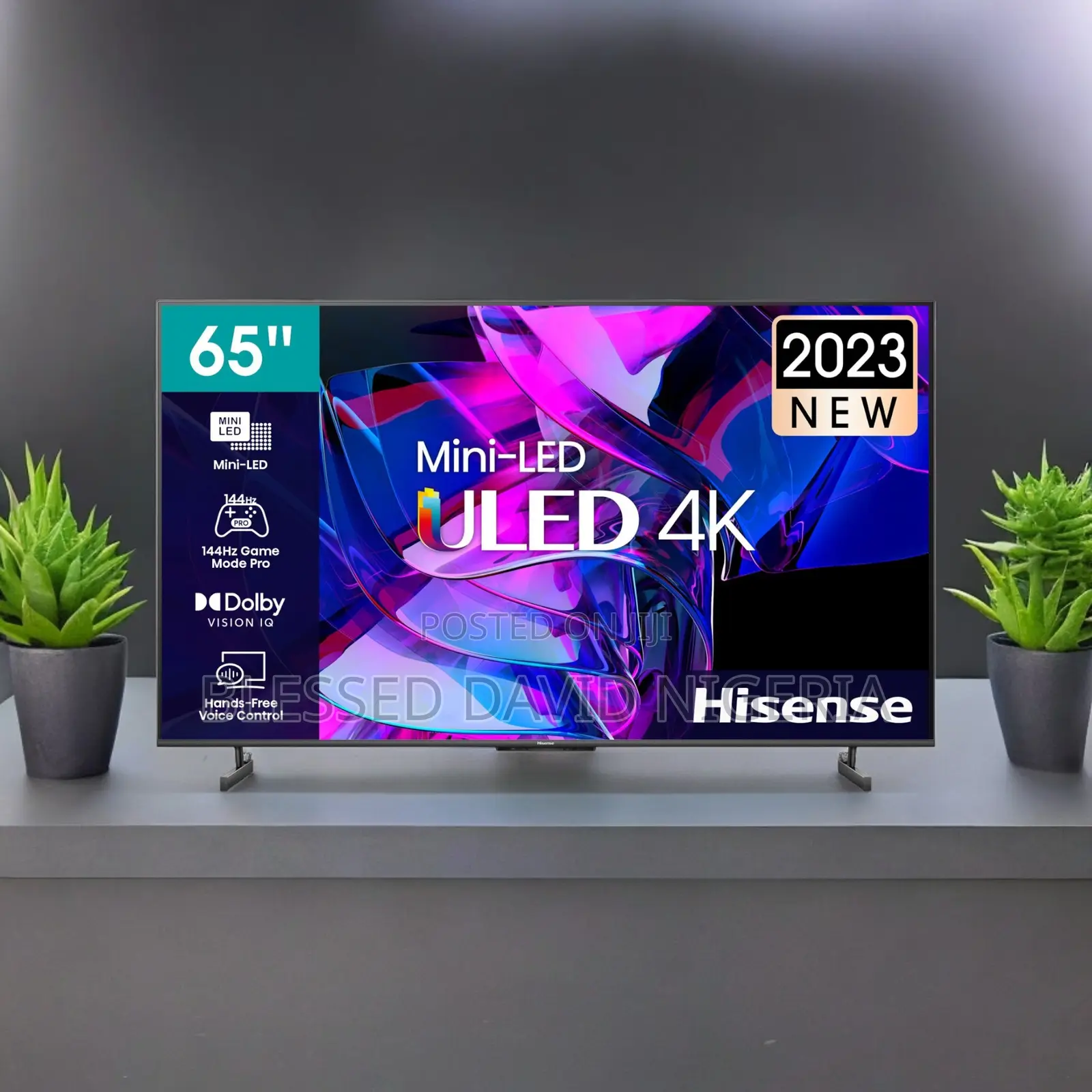Hisense 65 Inch U7K Series ULED Smart TV - 65U7K