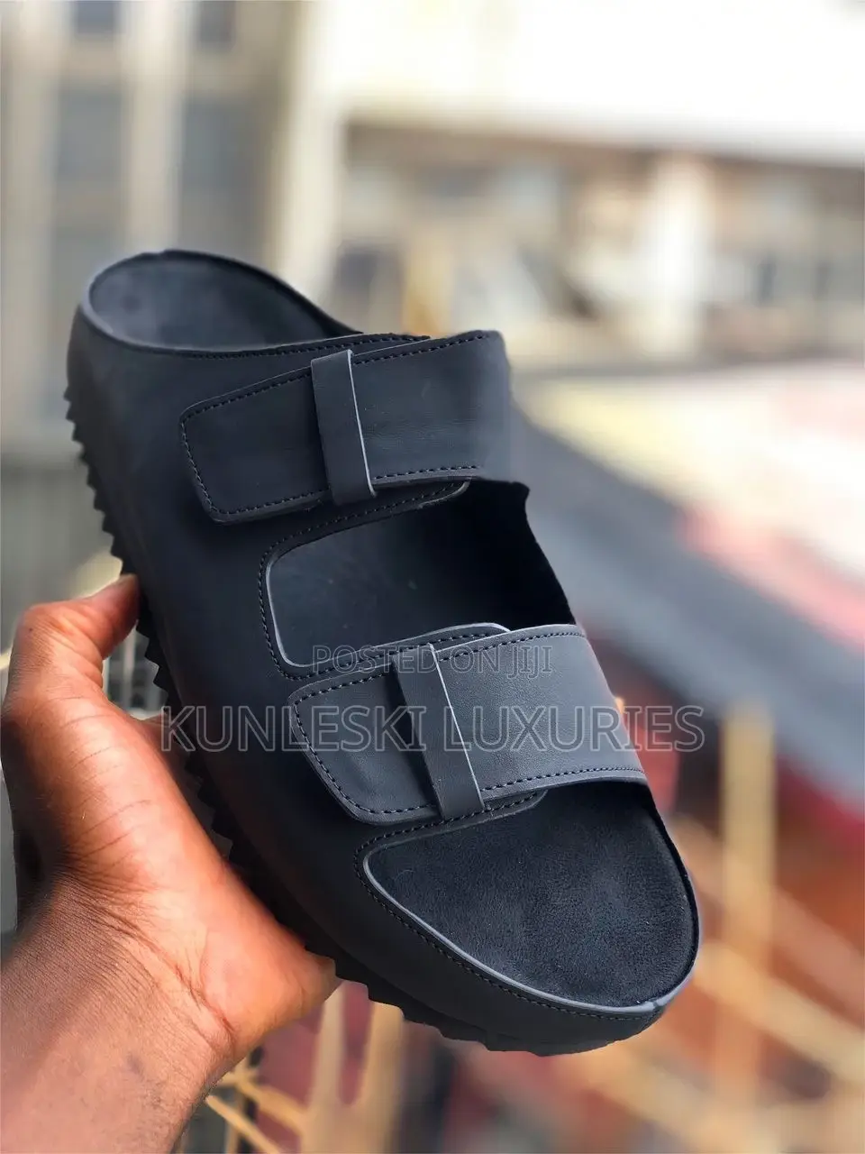 Original Zara Leather Slippers