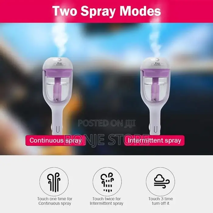 Car Humidifier Purifier - 180° Rotation Car Diffuser