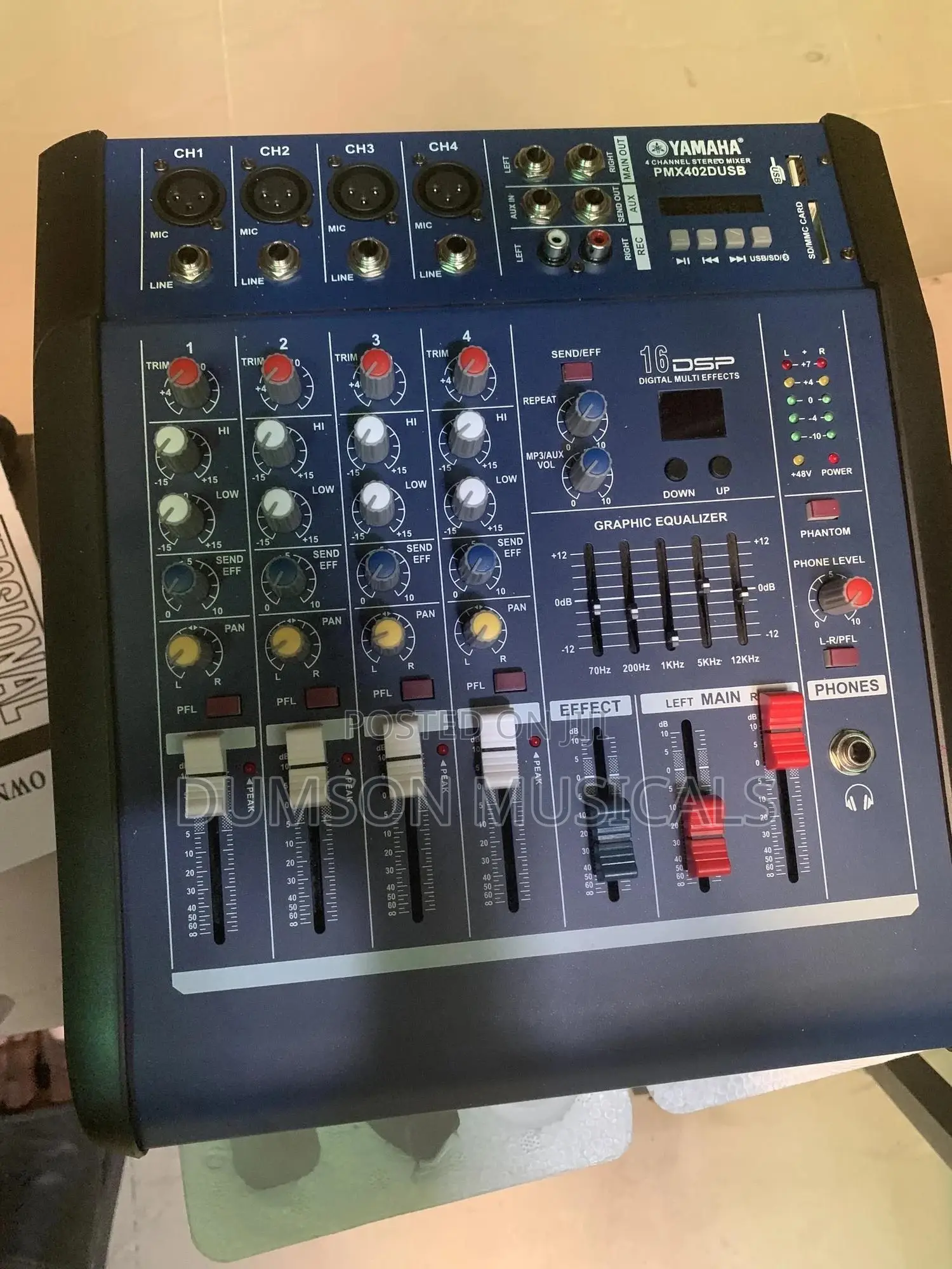4 Channel Yamaha Powered Mixer