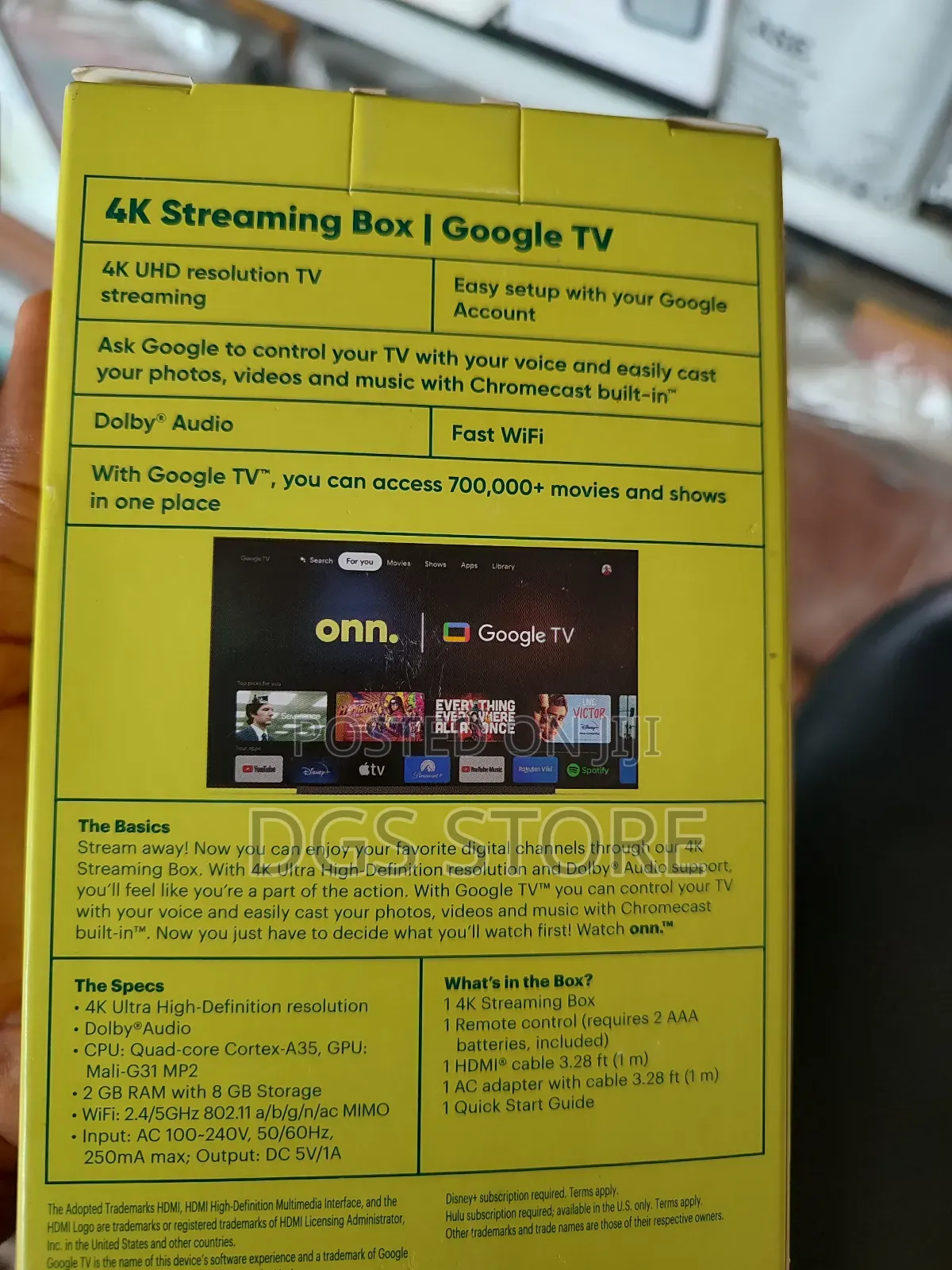 Onn Watch Streaming Box 2023