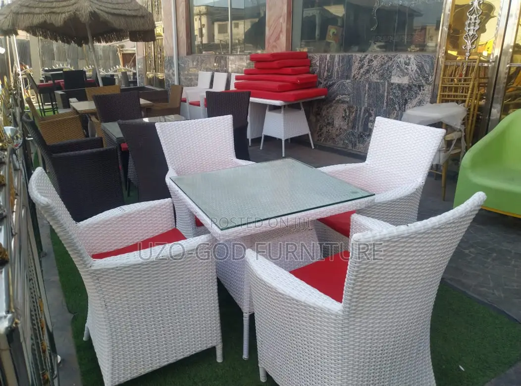 Big Boy Rattan Chairs and Table