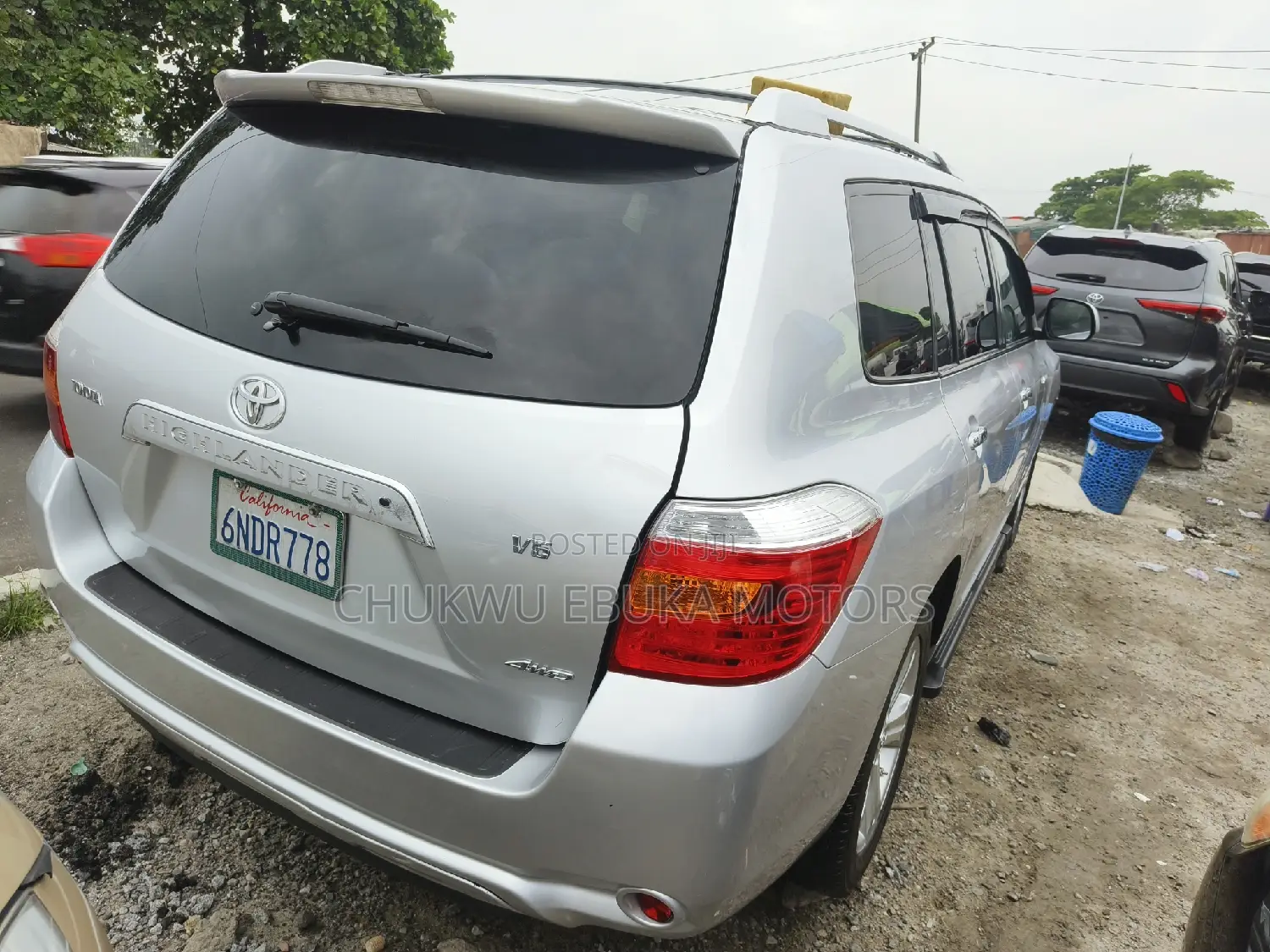 Toyota Highlander Limited 2008 Silver
