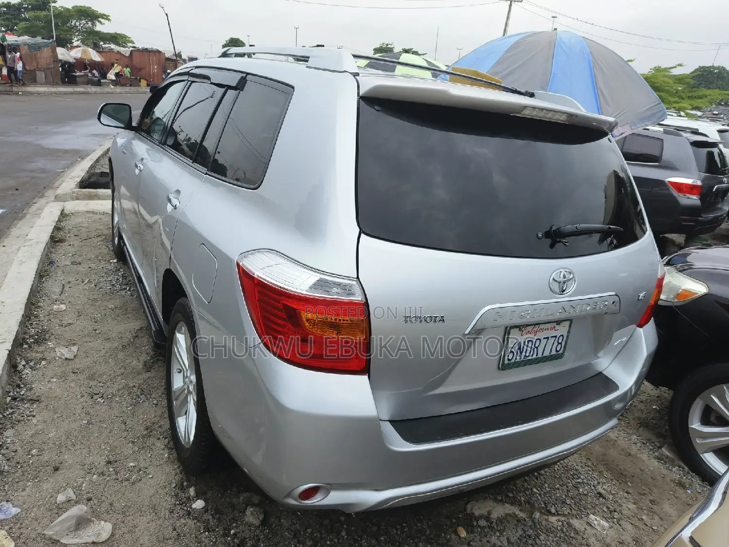 Toyota Highlander Limited 2008 Silver