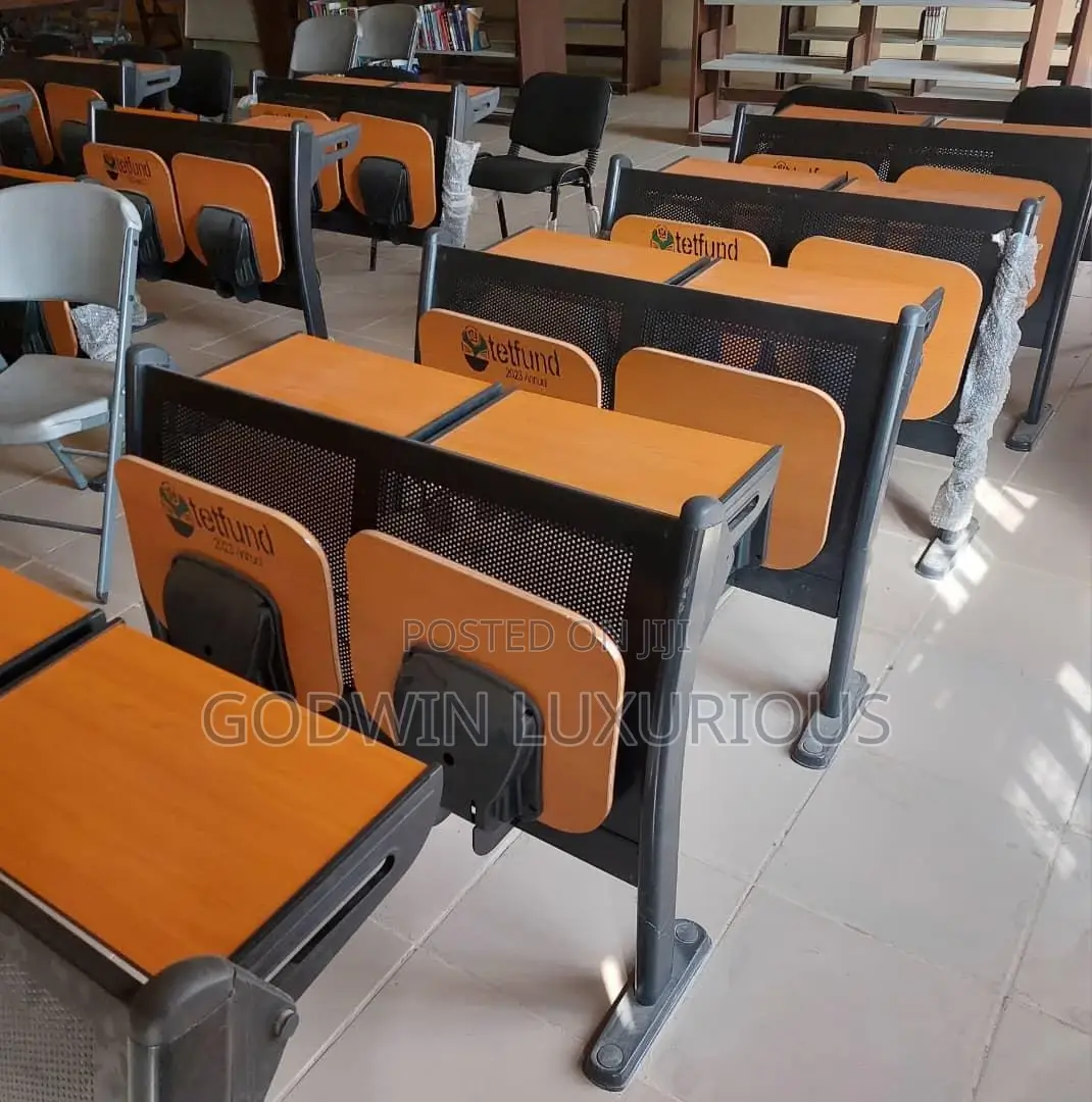 Double Seater Wooden Students Chairs
