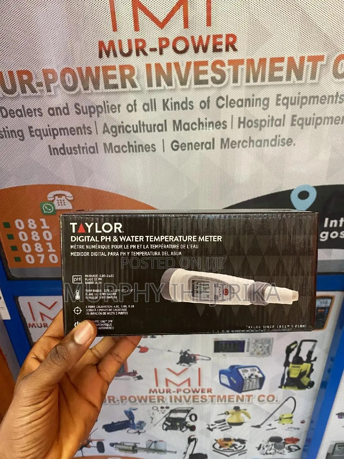 Taylor PH and Water Temperature Meter