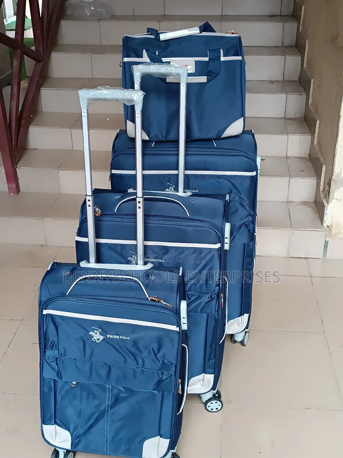 Set of 4 Swiss Polo Travelling Luggage Boxes
