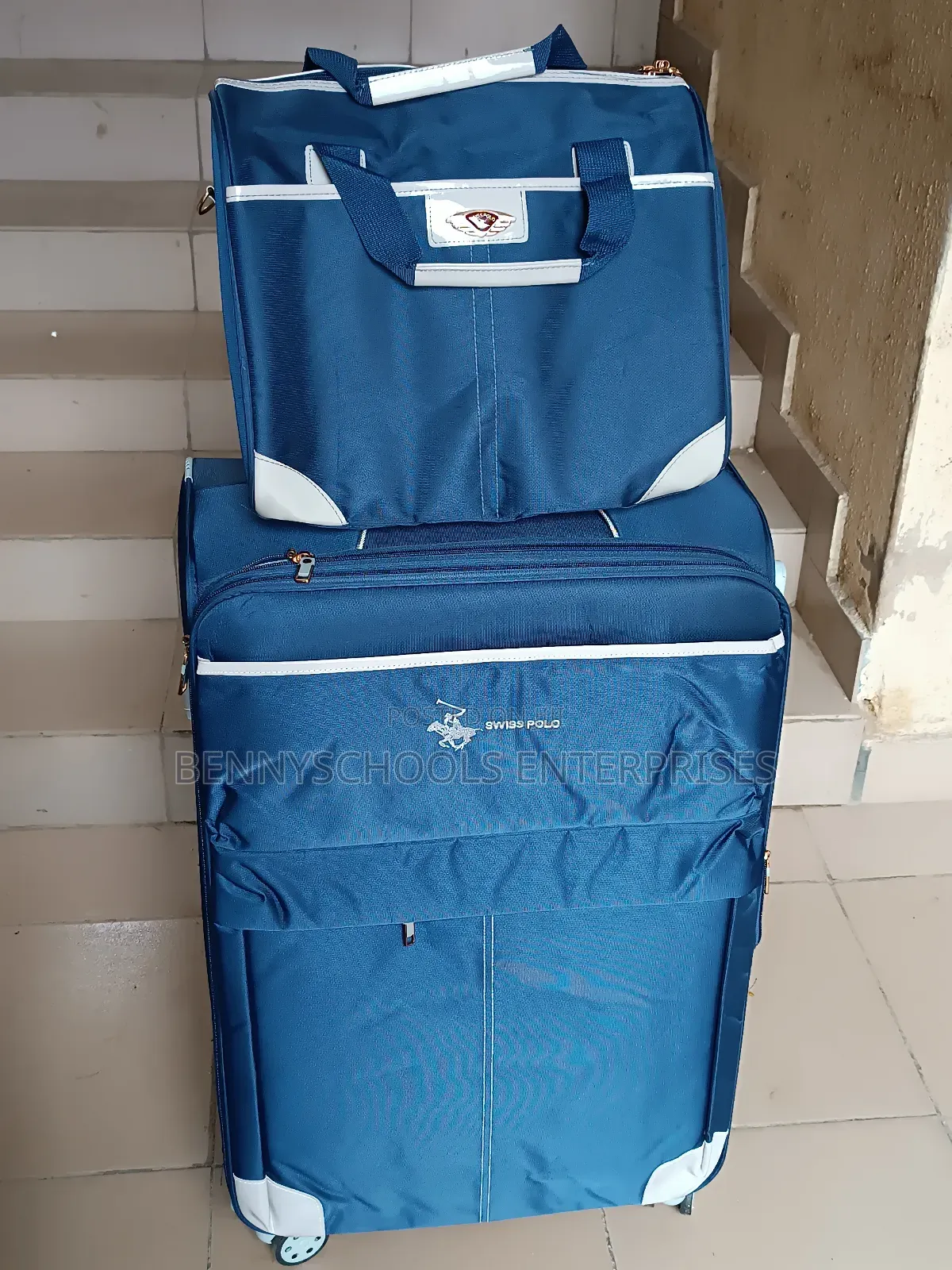 Big Swiss Polo Travelling Luggage Box and Kit