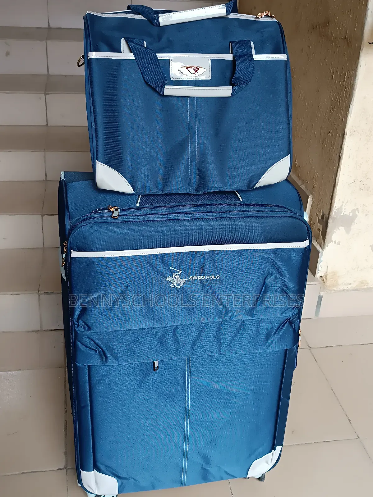 Big Swiss Polo Travelling Luggage Box and Kit