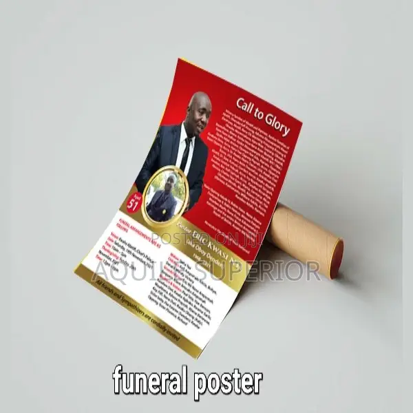Funeral Poster Printing