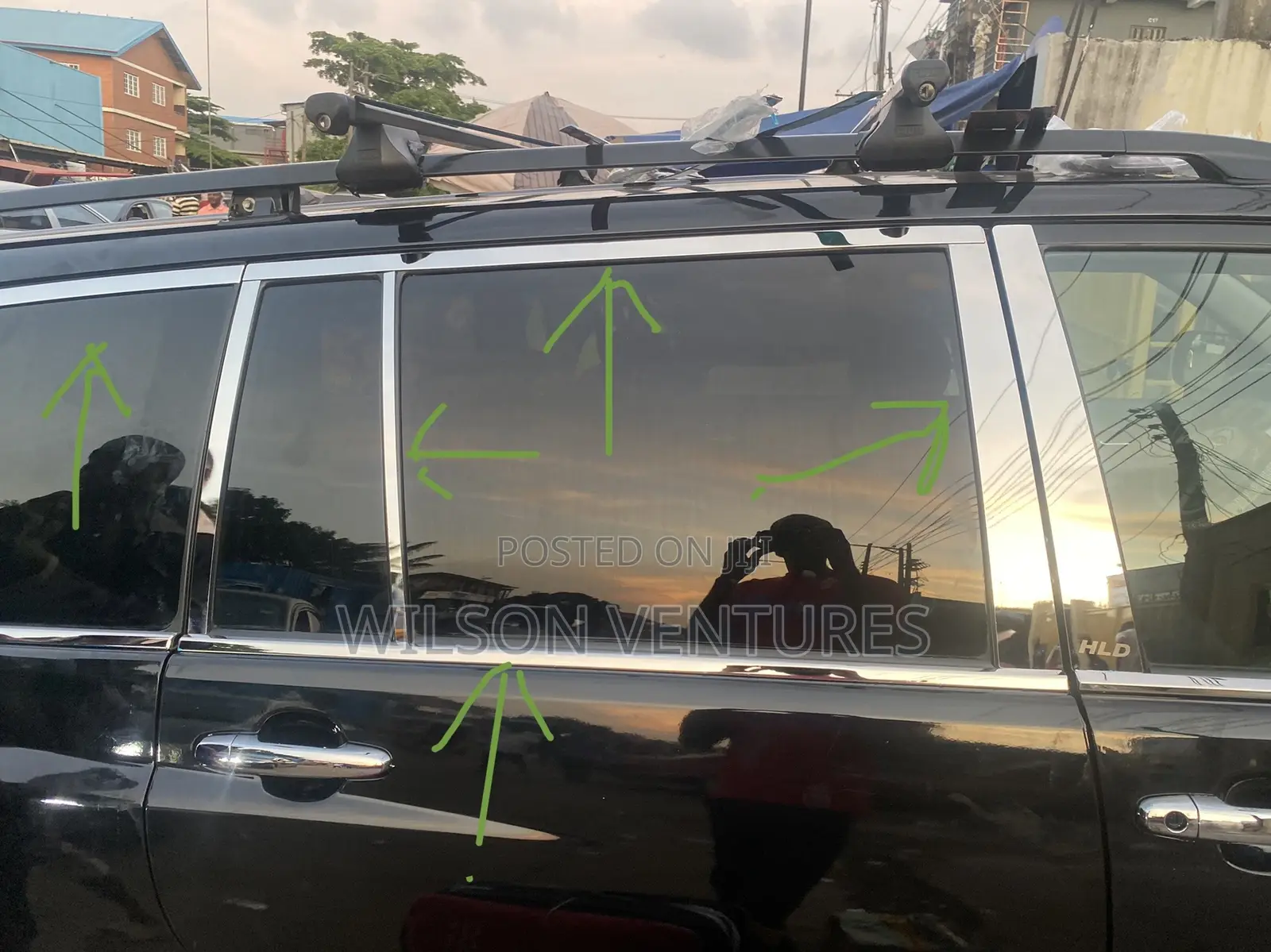 Car Window Panel for 2005 Highlander, Rx330
