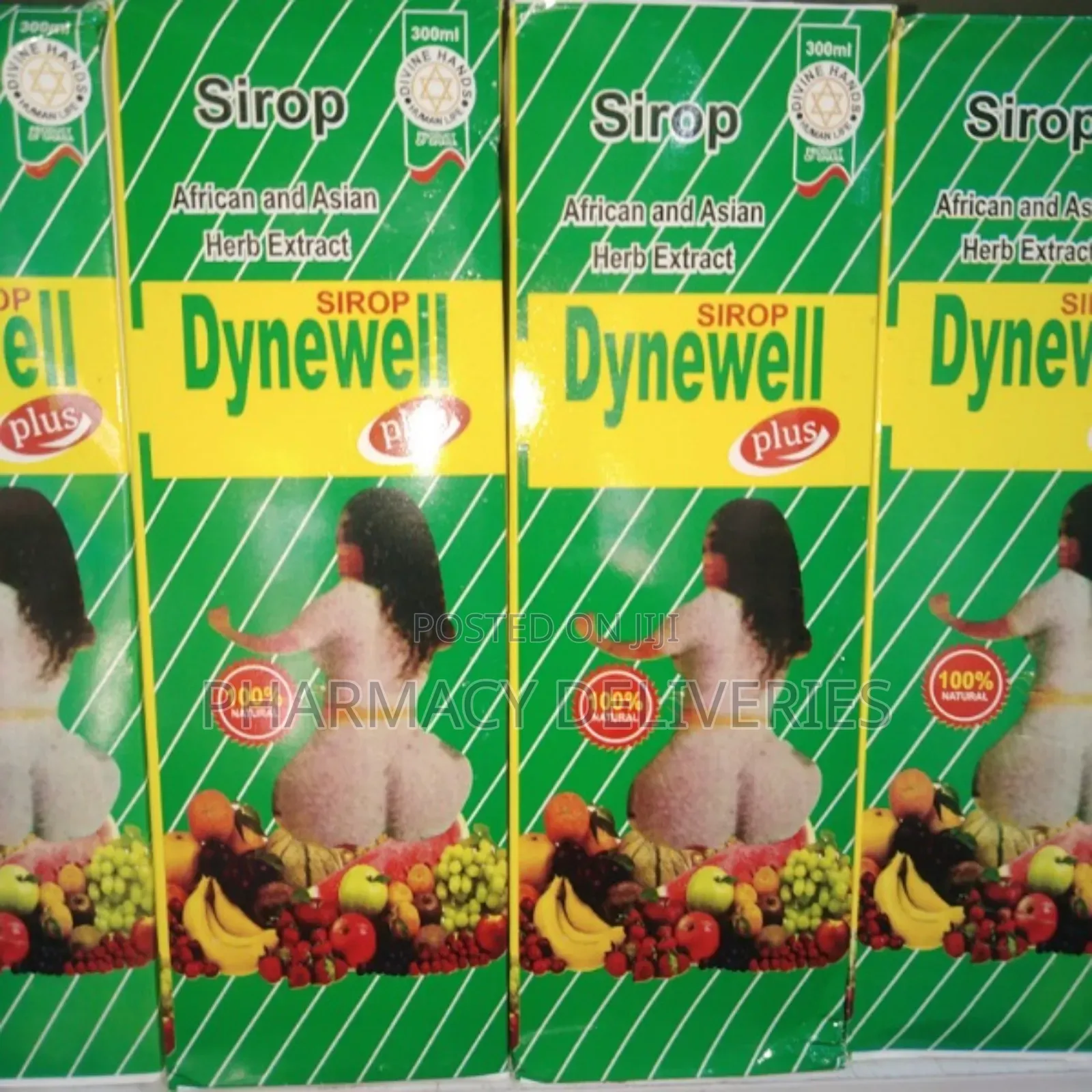 Dynwell Syrup Used to Enhance the Buttocks, Hips, and Breast