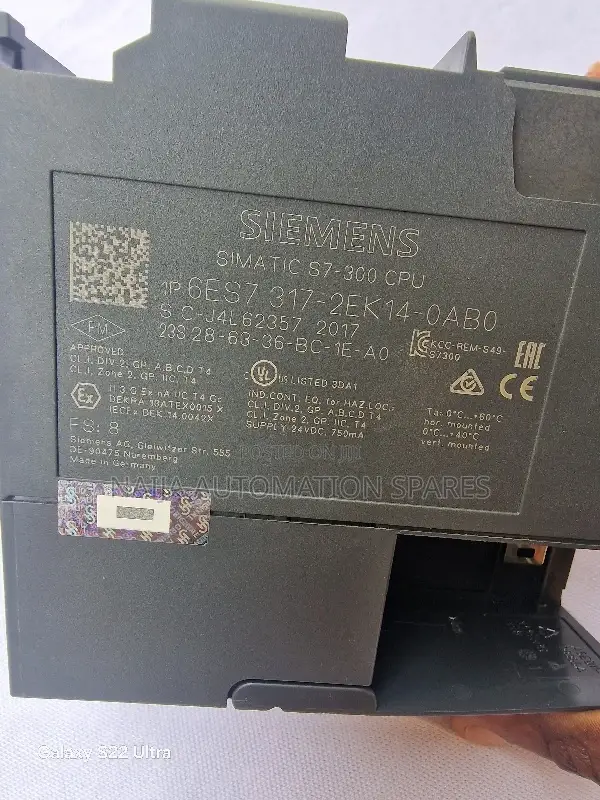 Siemens Simatic S7-300 Cpu 317-2 Pn/Dp | 6es7317-2ek14-0ab0