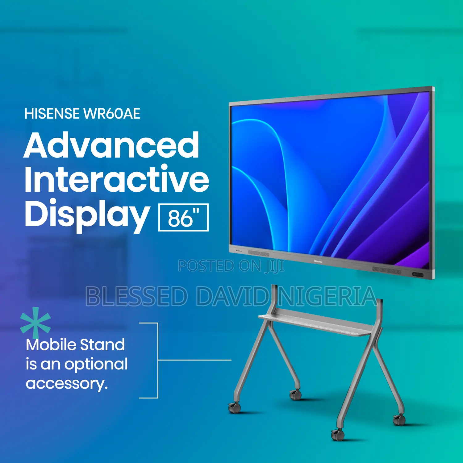 Hisense 86 Inch WR60AE UHD Smart Interactive Digital Boar