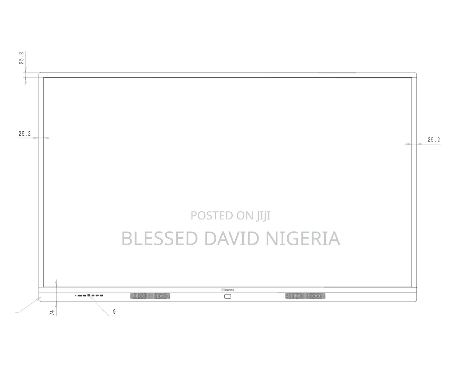 Hisense 86 Inch WR60AE UHD Smart Interactive Digital Boar