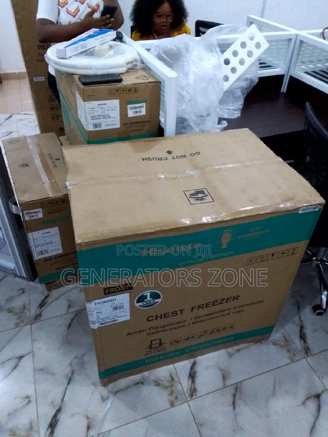 Single Door (Silver)| Hisense Brand New Fc-260sh Freezer