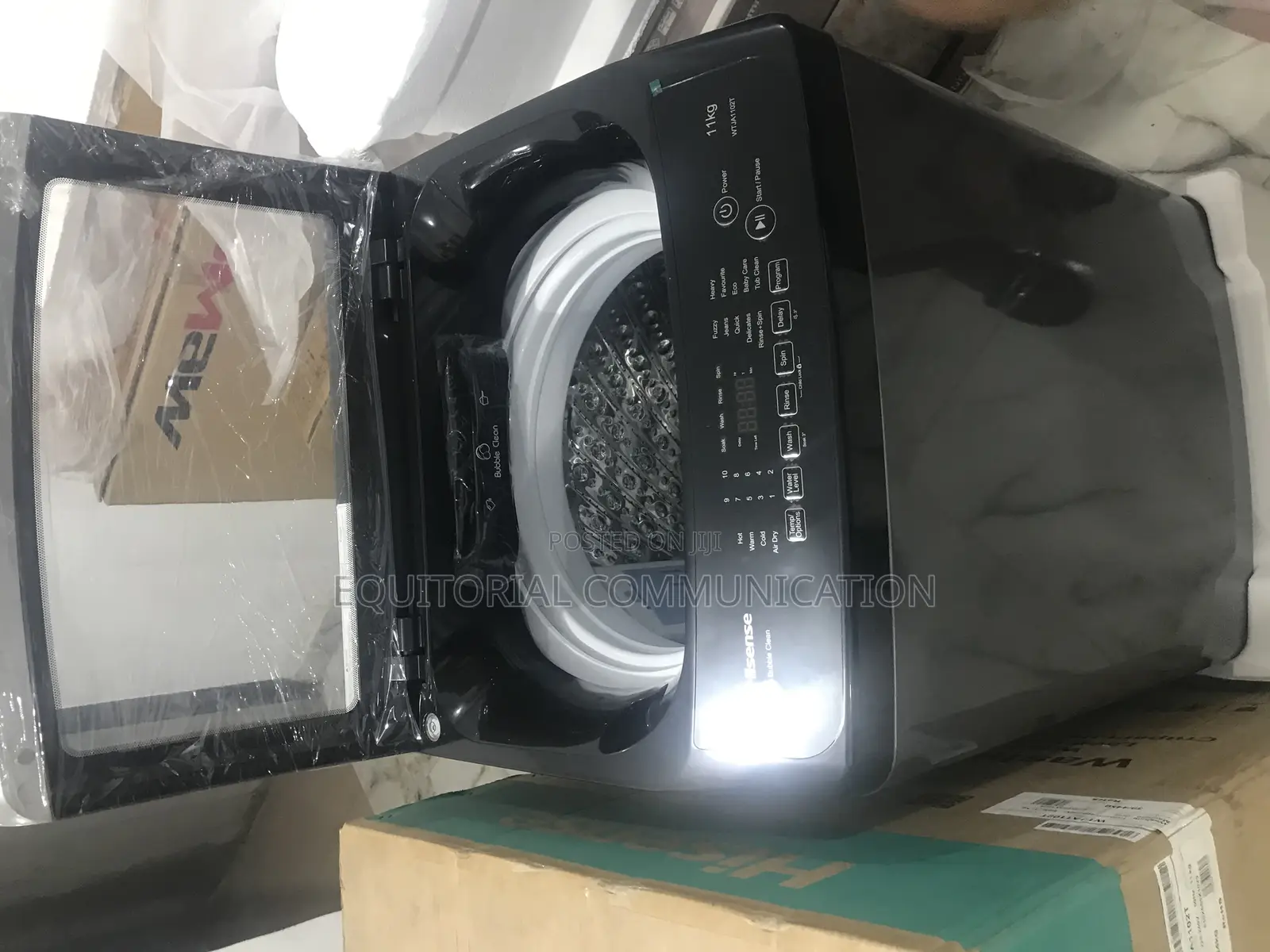 Brand New Hisense 11kg Top Loader Automatic Washing Machine