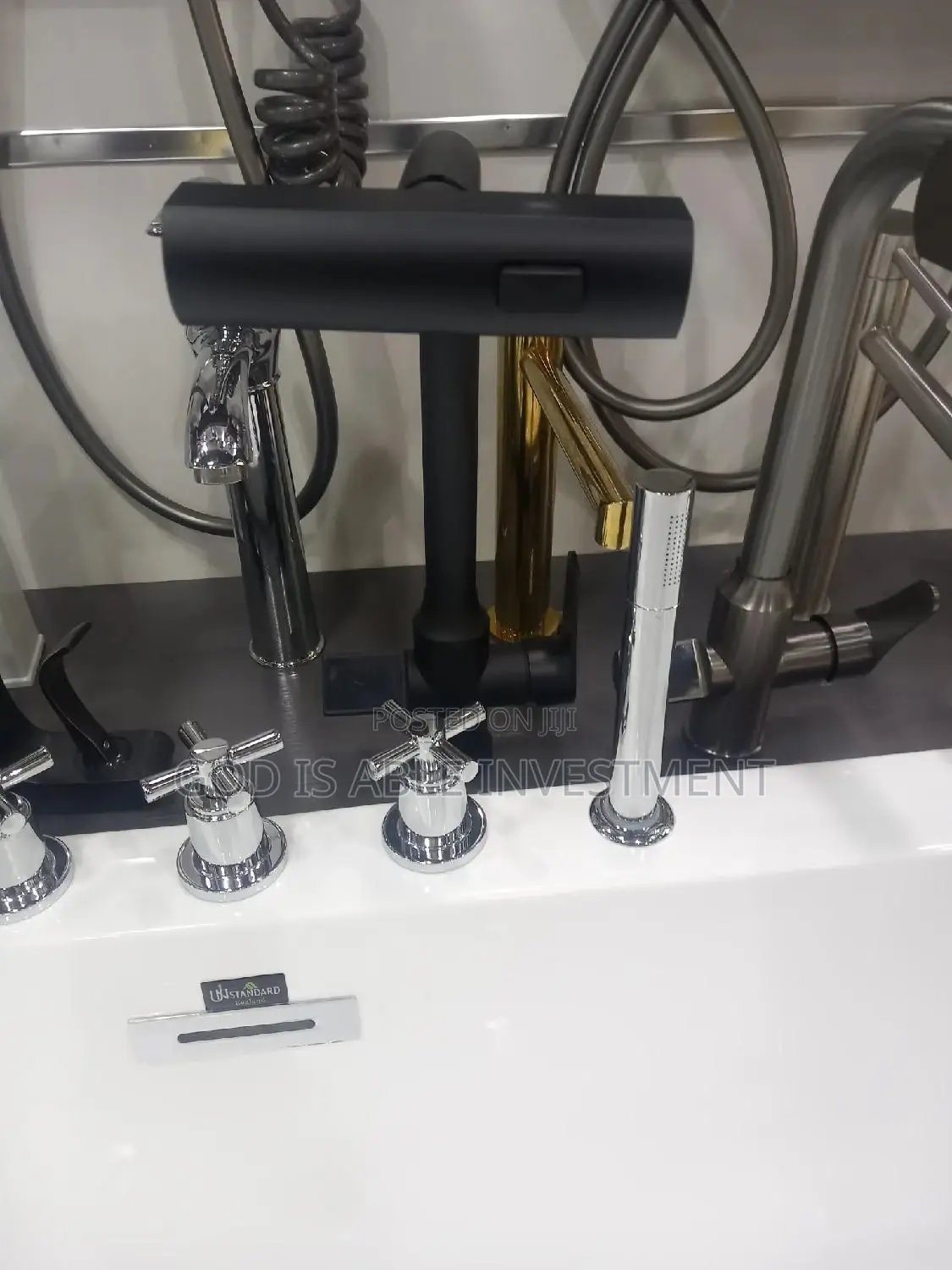 Super Black Sink Mixer Tap