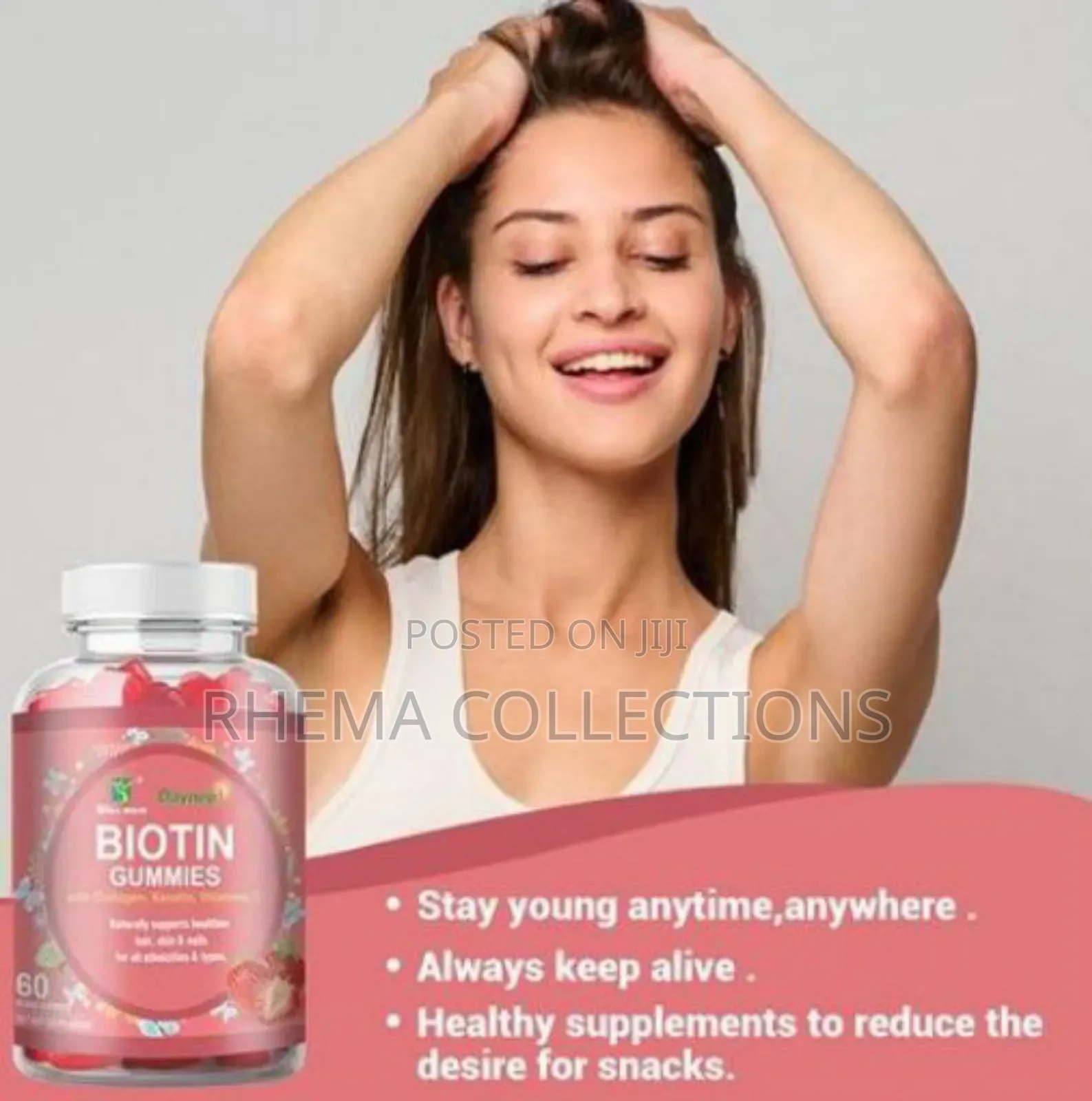BIOTIN GUMMIES(With Collagen Keratin and Vitamin C