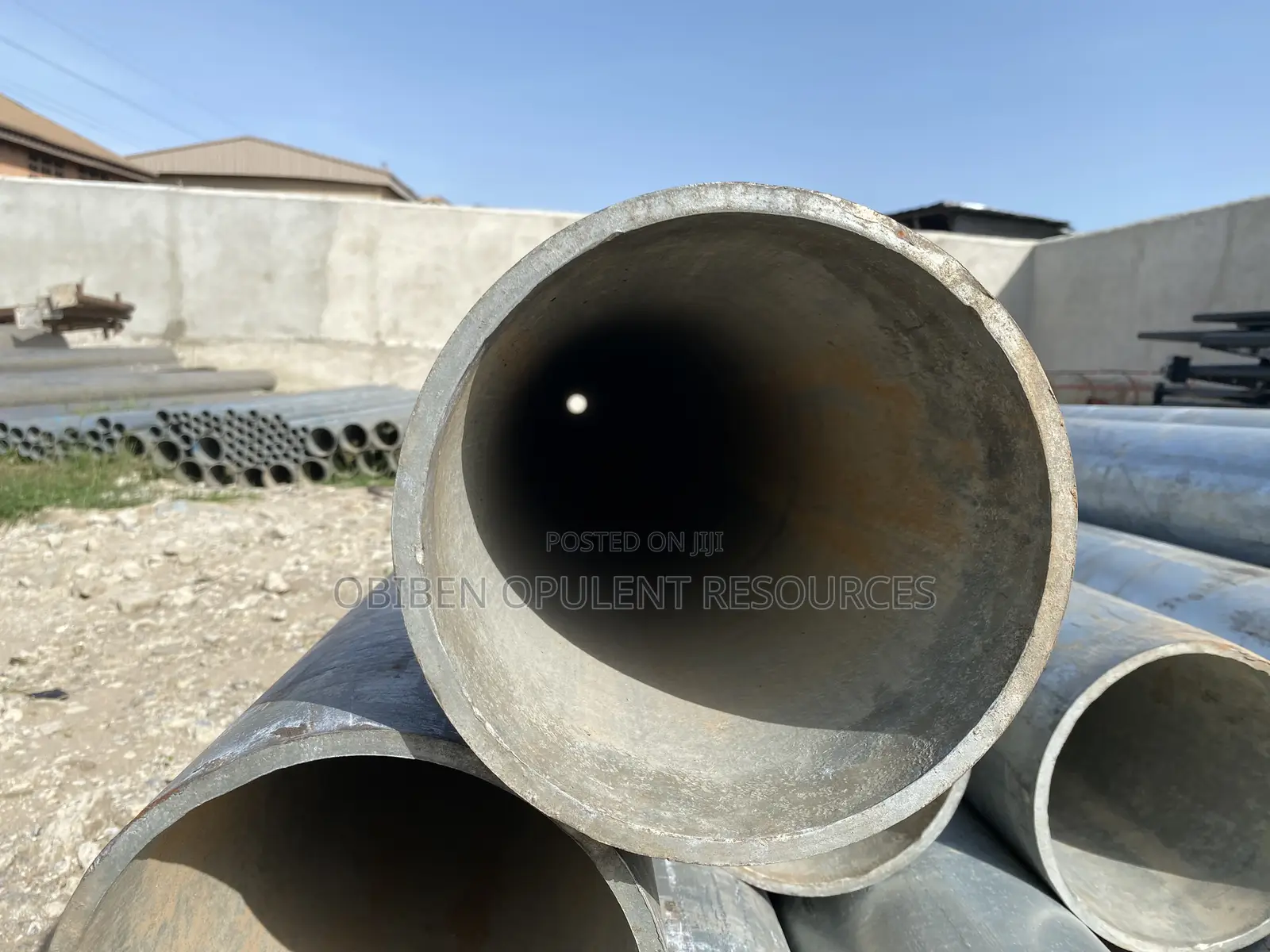 8” 10mm Thickness Galvanized Steel Pipe 40ft