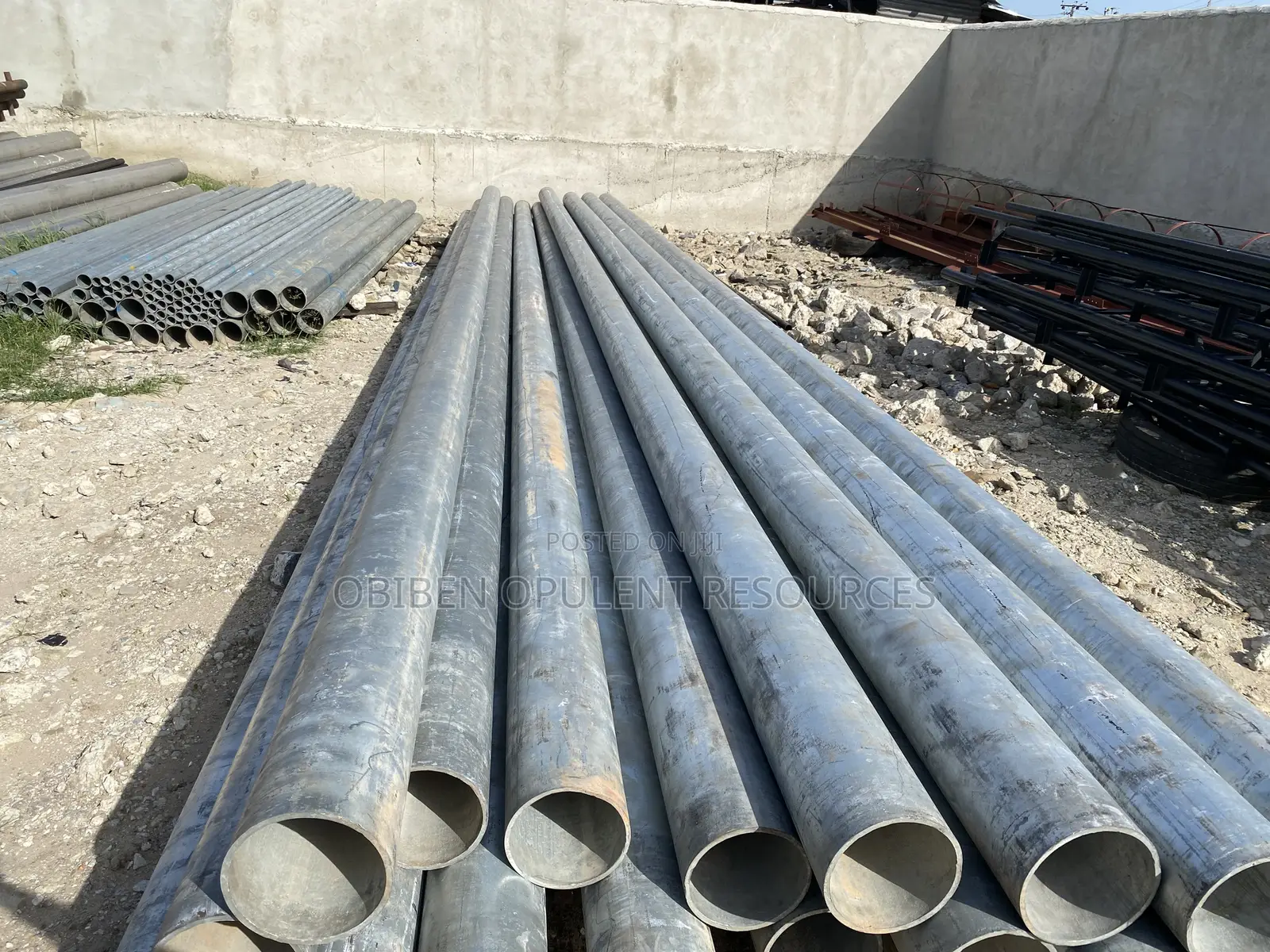 8” 10mm Thickness Galvanized Steel Pipe 40ft