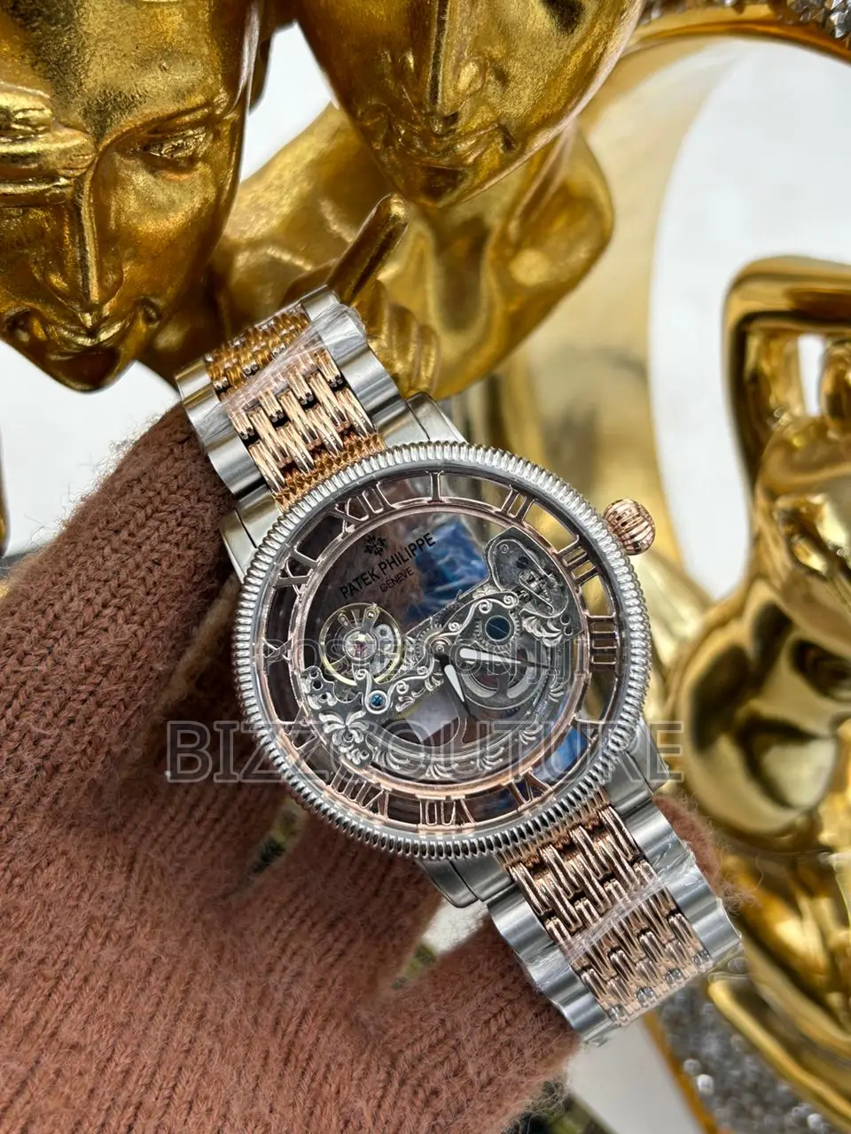 Original PATEK PHILIPPE Mecahnical Silver Chain Watch