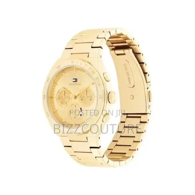 Original Hilfiger Lady Chronograph Rose Gold Chain Watch