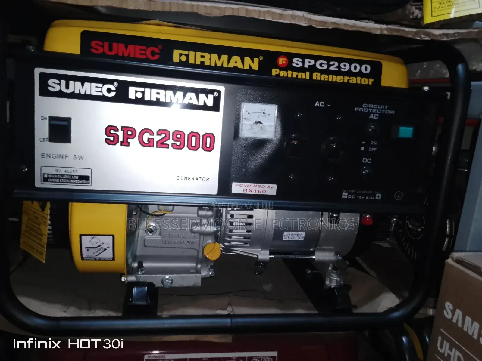 Sumec Firman Generator Full Cooper Coil 3kva