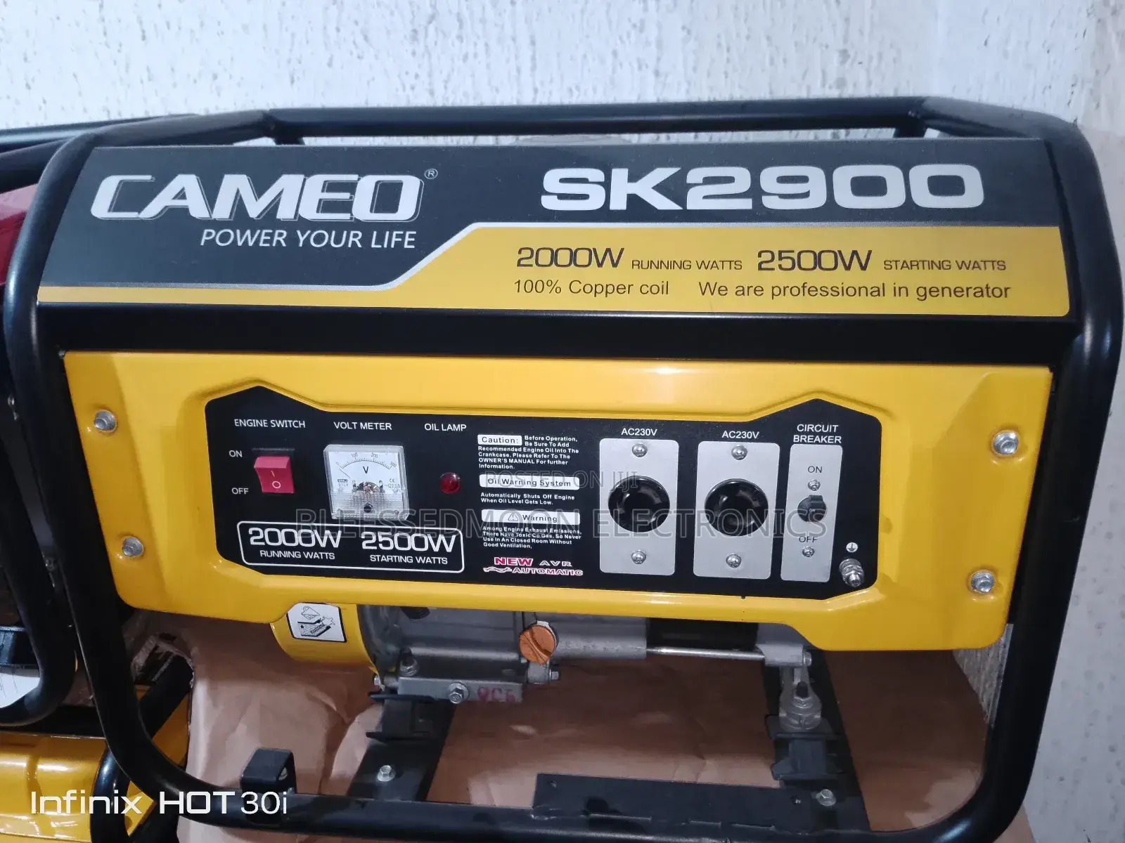 Cameo Japan Standard Cooper Coil Generator 3kva