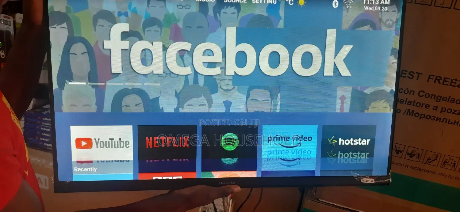 55" Hisence Smart Tv