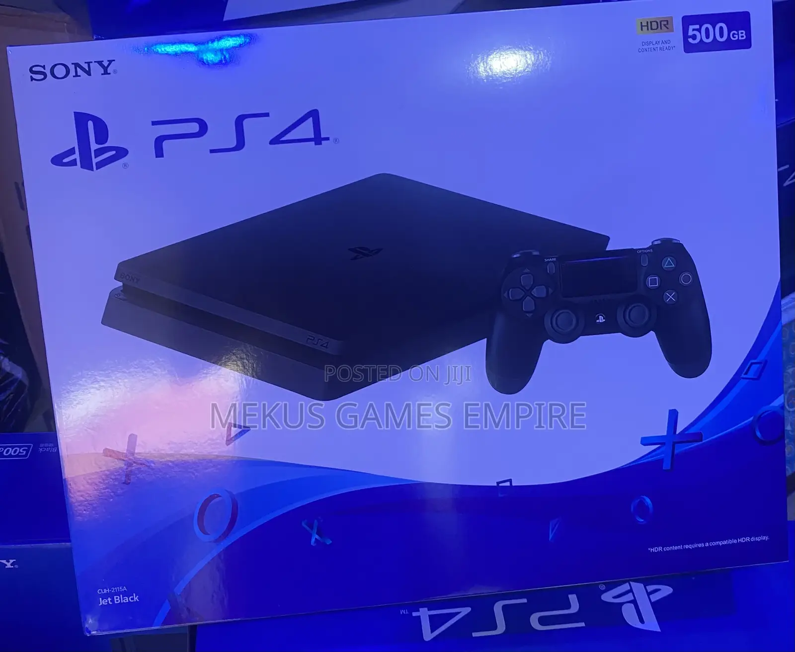 Ps4 Slim Console+ 10 Installed Games Both Fc25,Mk, Others