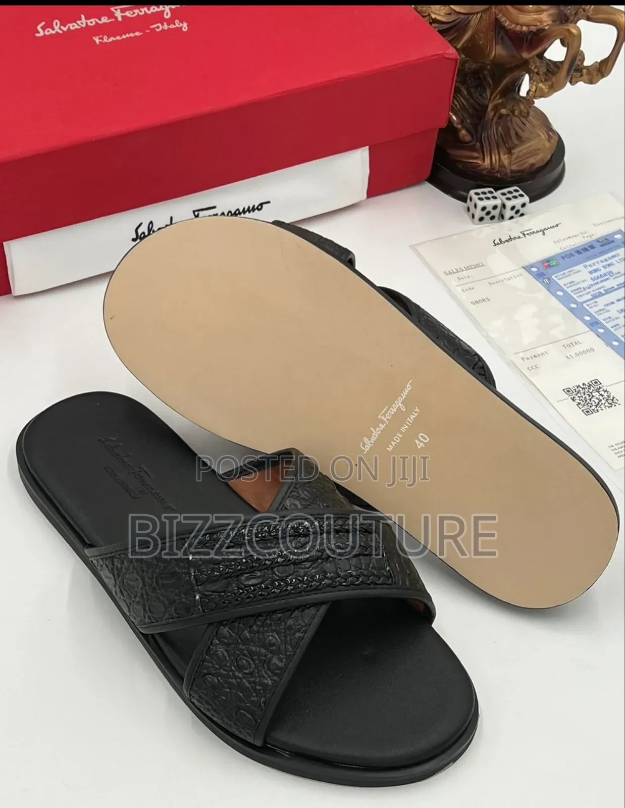 Original Salvatore Ferragamo Slippers Available in Store