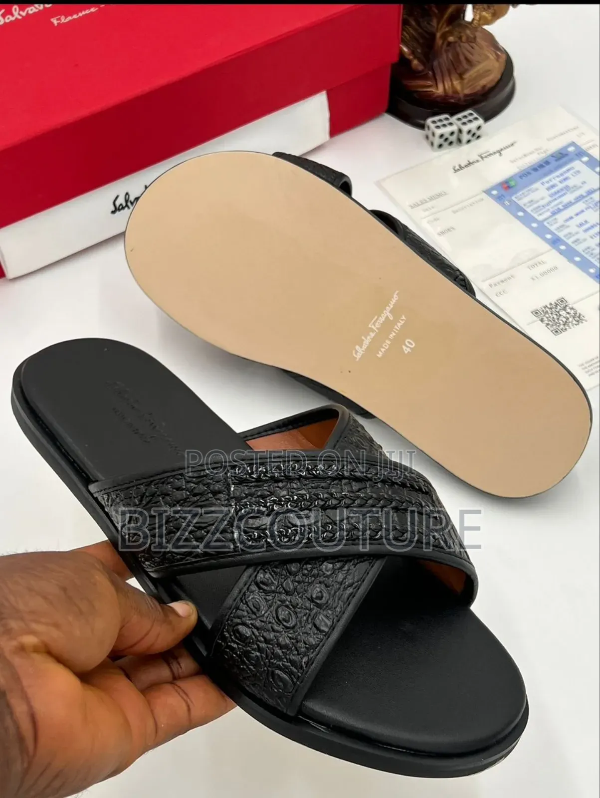 Original Salvatore Ferragamo Slippers Available in Store