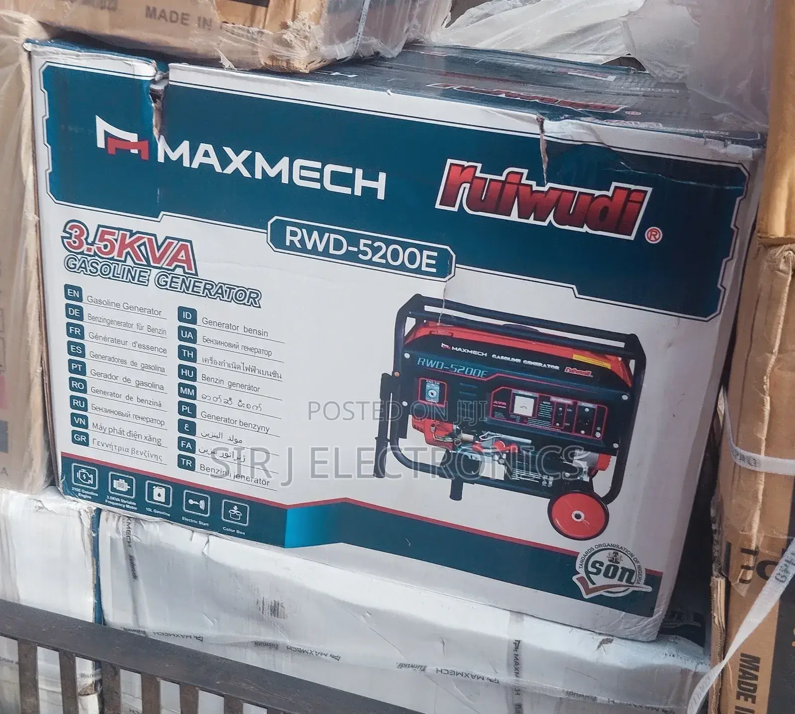 3.5kva Maxmech Petrol Generator (Keystart)