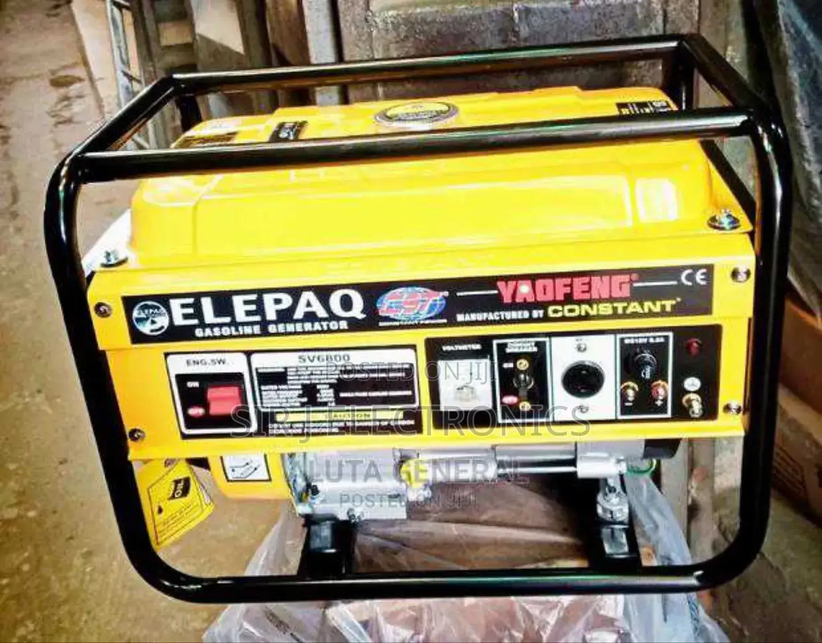 4.5kva Elepaq Constant Manual Start Petrol Generator