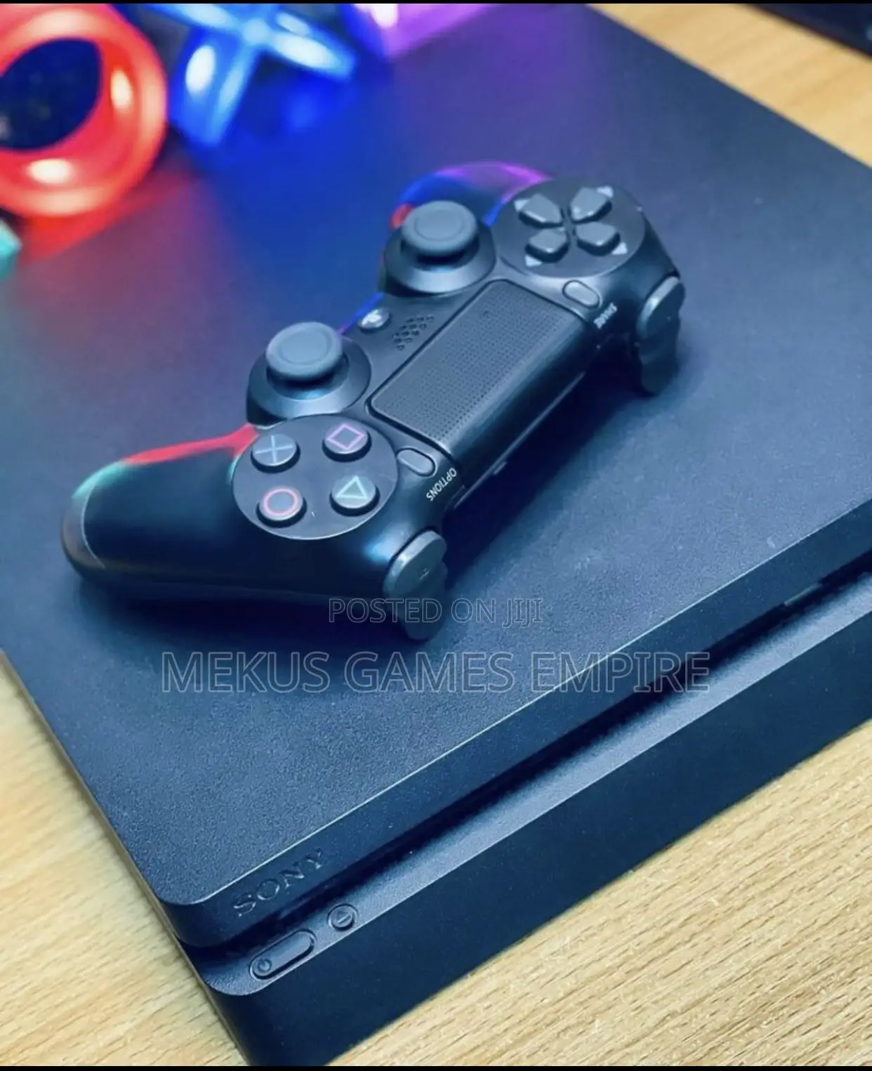 Ps4 Slim Console + 9 Installed Games Both Fc25,Gta Mk