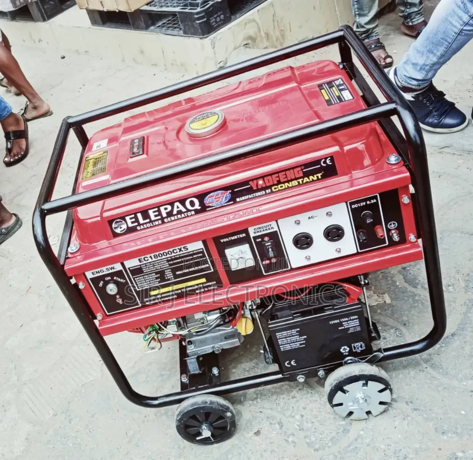Brand New 8kva ELEPAQ CONSTANT Keystart Petrol Generator