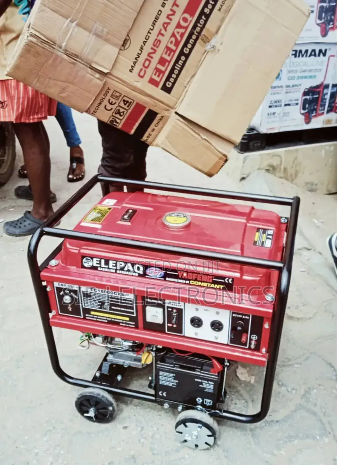 Original 8kva ELEPAQ CONSTANT Keystart Petrol Generator