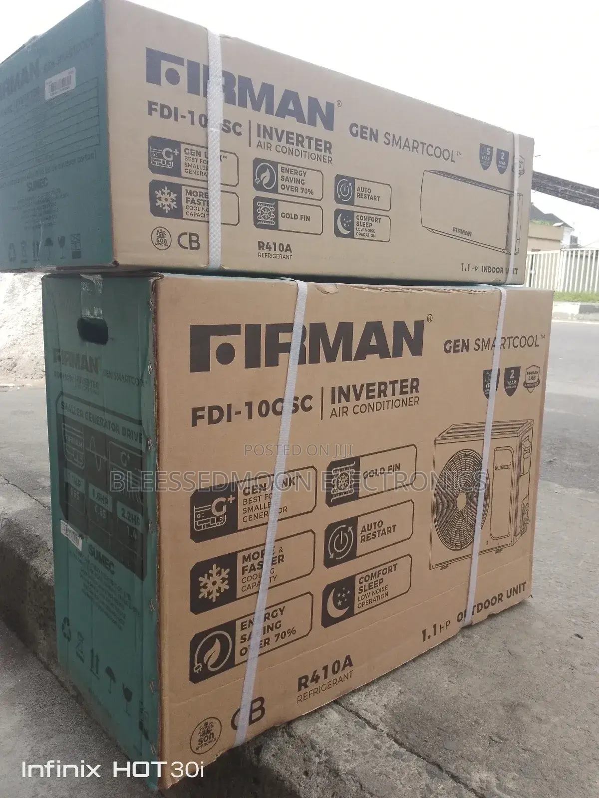 FIRMAN Air Conditioner 1.1hp Inverter 3 Yrs Warranty