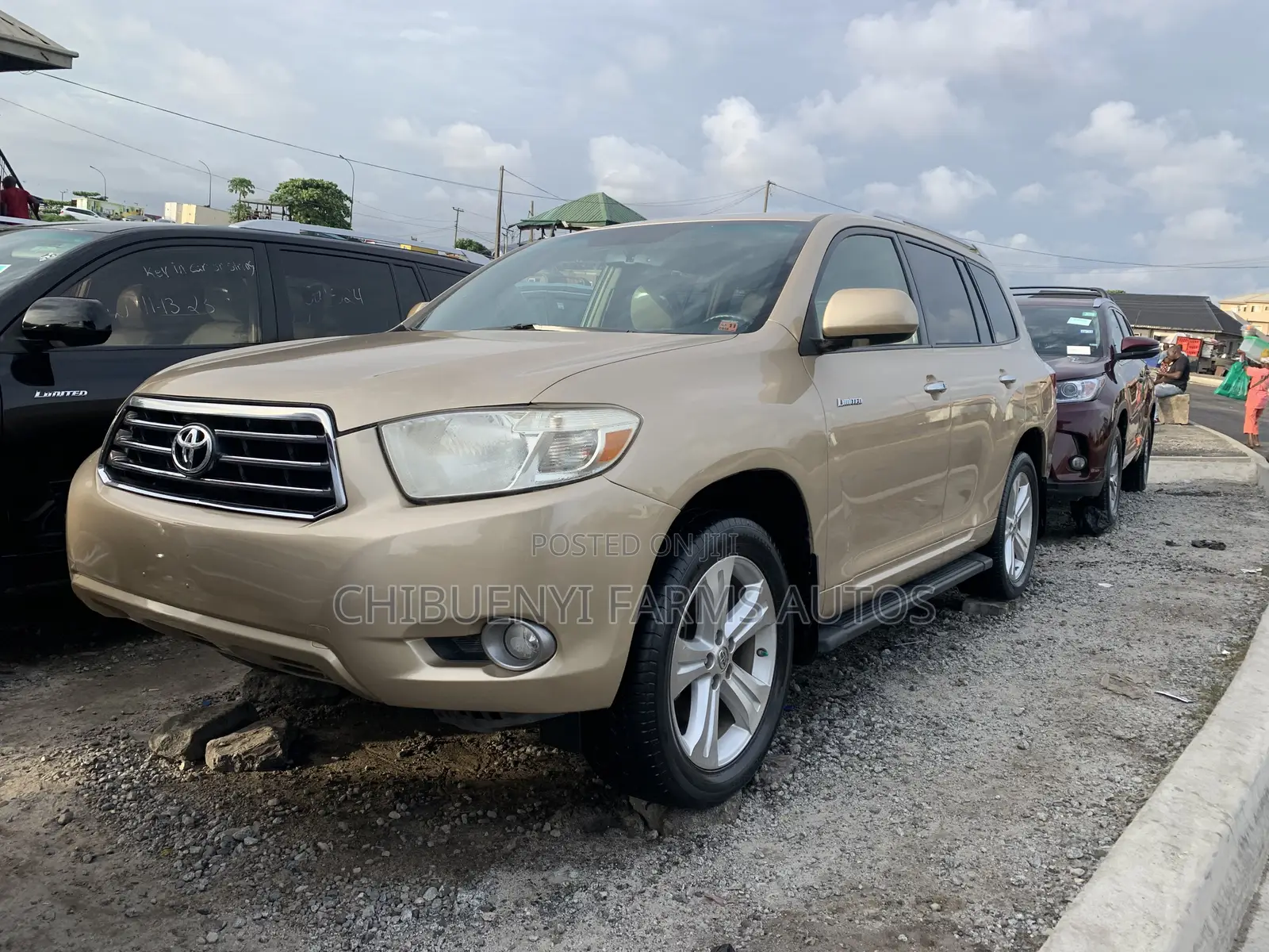 Toyota Highlander Limited 2009 Gold