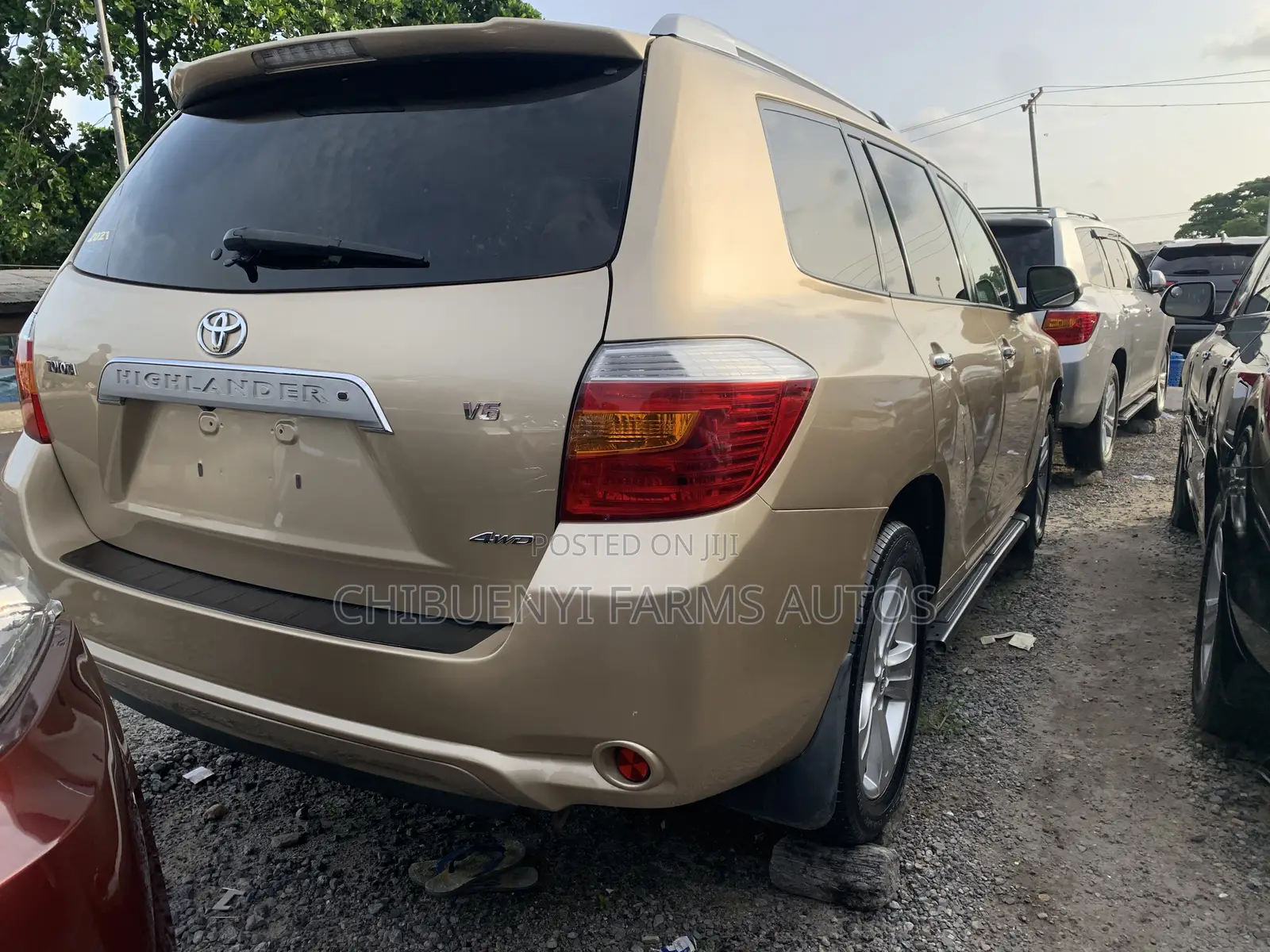 Toyota Highlander Limited 2009 Gold