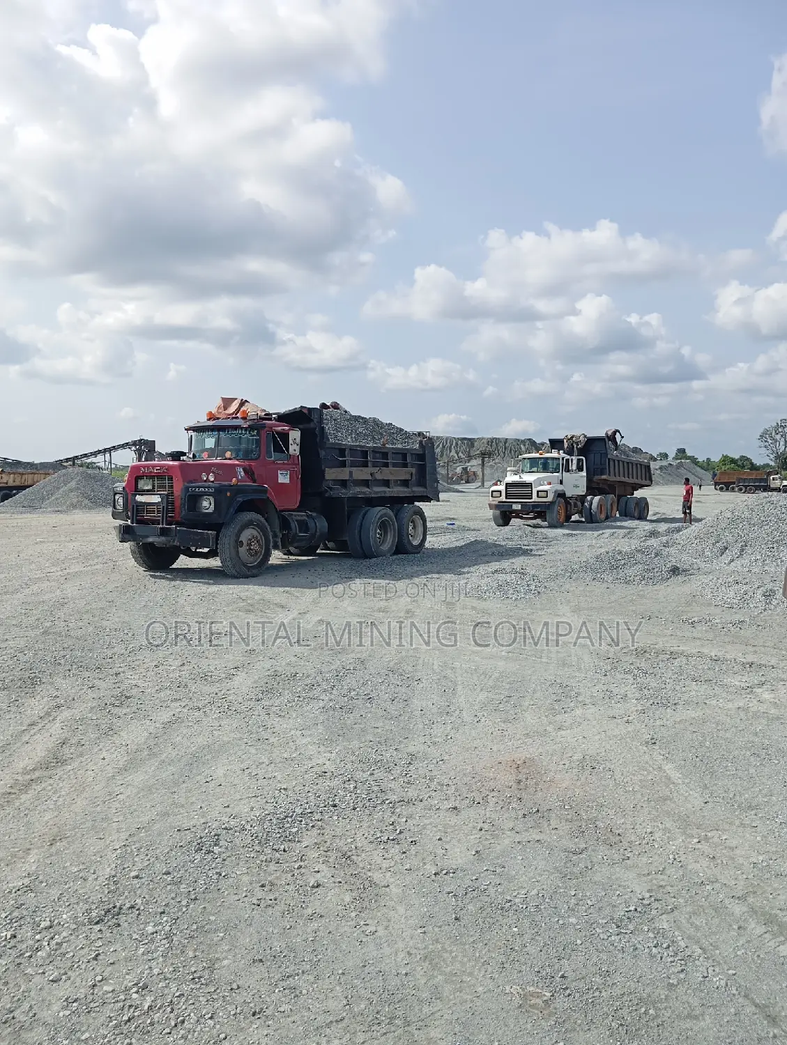Iron Chippings and Granite From Oriental Mining Company