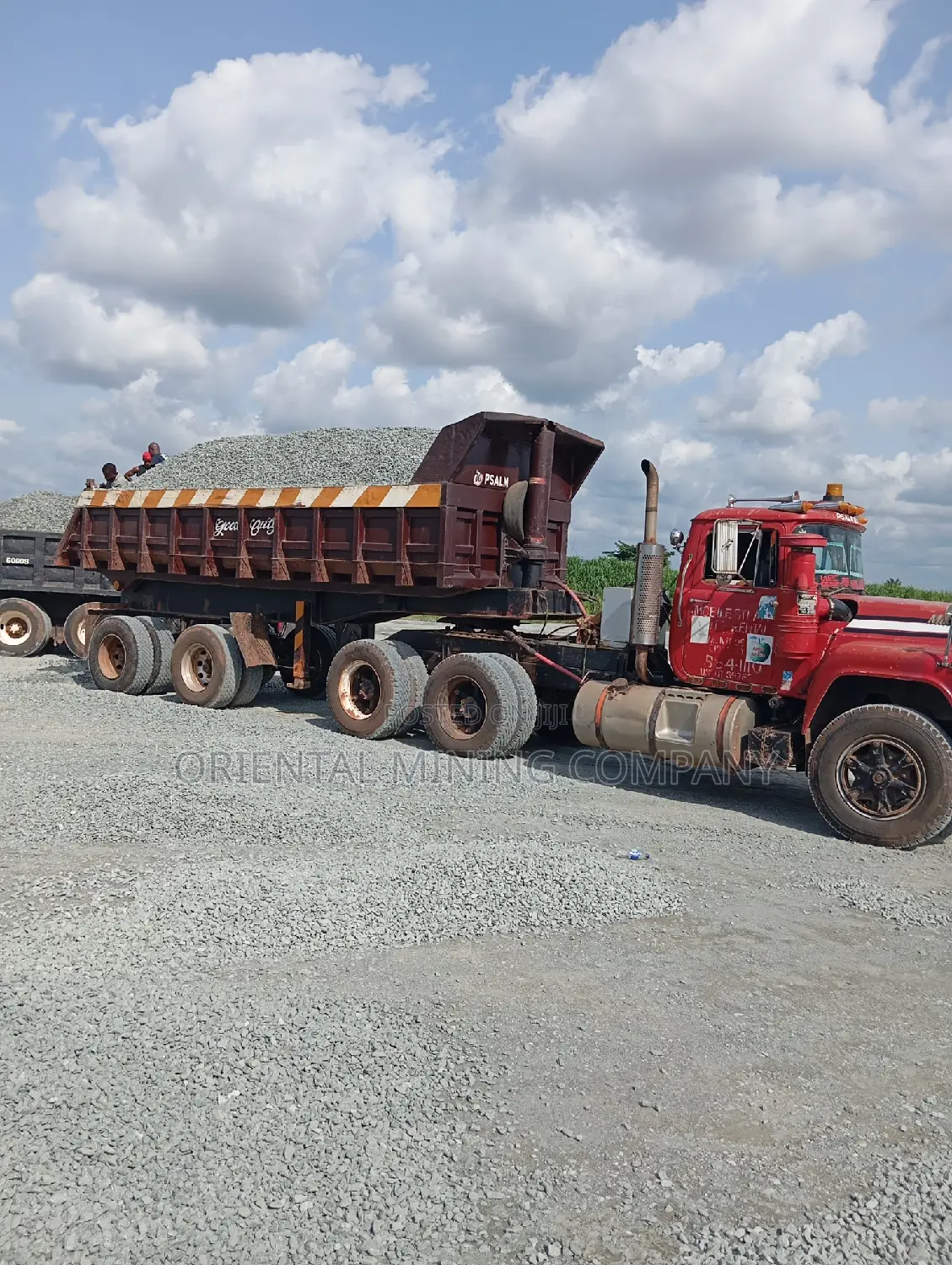 Iron Chippings and Granite From Oriental Mining Company